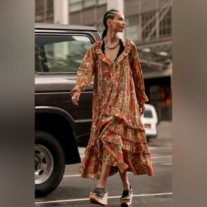 Garden WondersMaxi dress NWOT retro combo